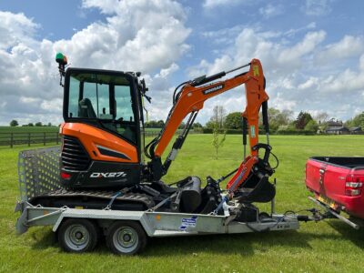 Doosan DX27Z  106 Hours Only SOLD (Hull)
